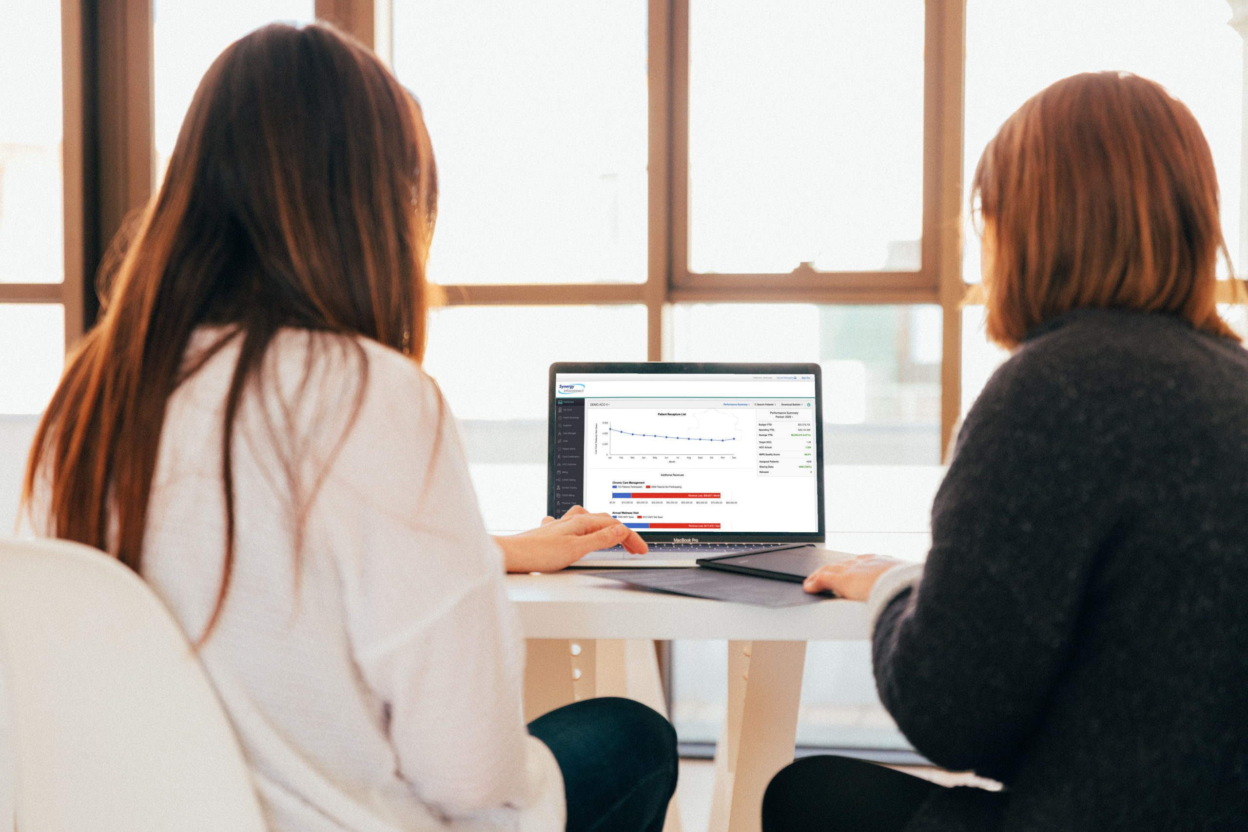 Synergy Care Team Care Team inputting data into Synergy Infoconnect