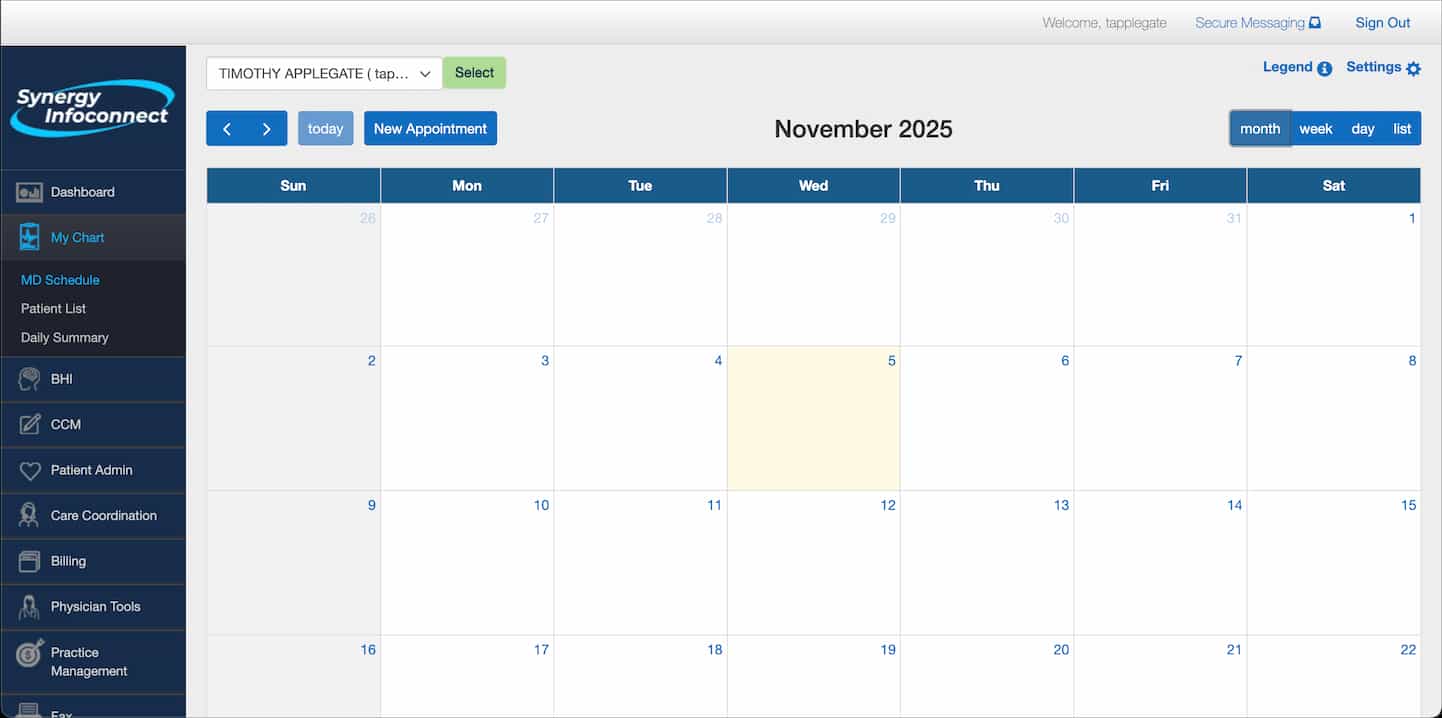 Patient Management Scheduling